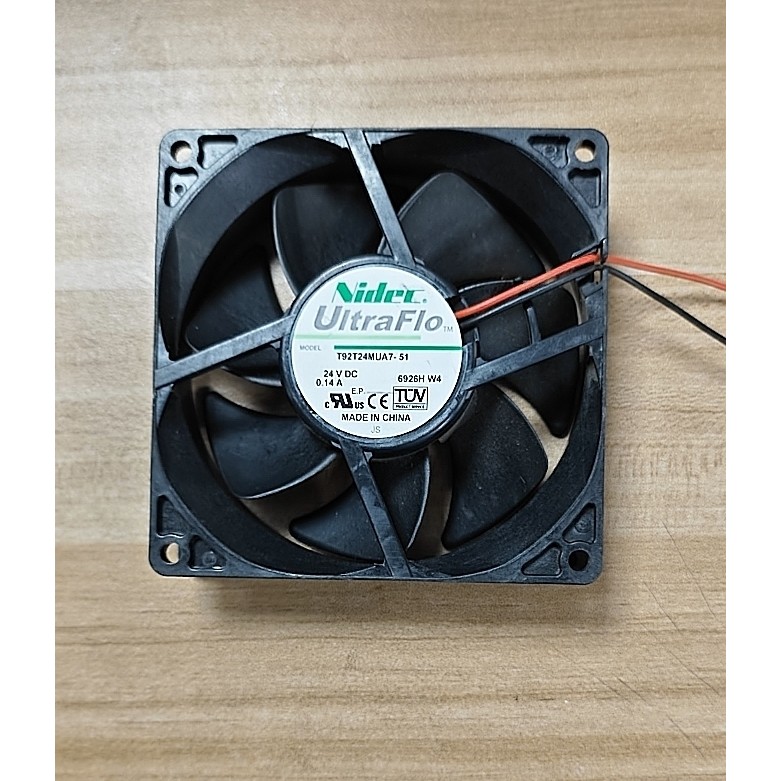 Quạt làm mát Nidec Nidec hoàn toàn mới chính hãng Nidec T92T24MUA7-51 24V 0.14A