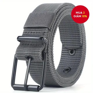 Thắt lưng vải thoáng khí mới dành cho nam - Khóa tháo nhanh cho ngoài trời / Đi bộ đường dài / Dây đeo thắt lưng ngoài trời hàng ngày