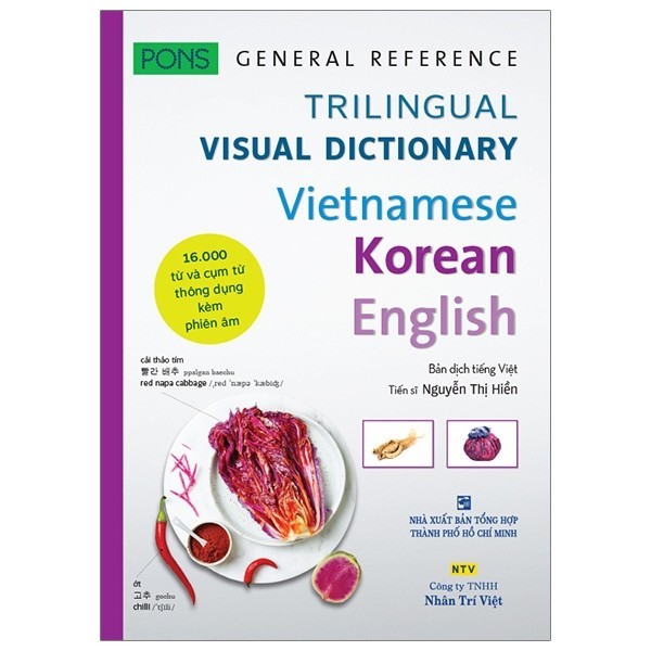 Sách Pons General Reference - Trilingual Visual Dictionary Vietnamese - Korean - English