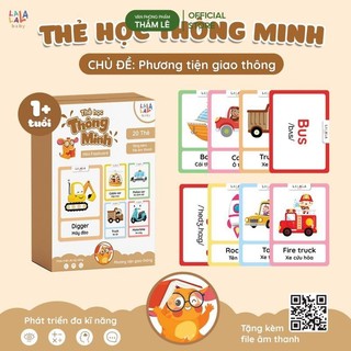 thẻ Flashcard chủ đề cho bé khổ a7