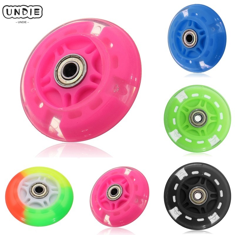 ⭐Hàng CÓ SẴN⭐ Bánh xe Flash Tắt tiếng Bánh xe cho xe Micro Scooter Đèn nhấp nháy Bánh xe đồ chơi ô t