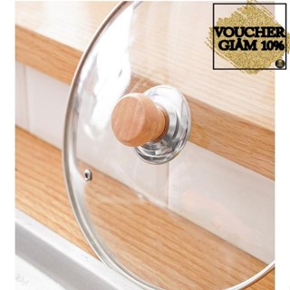 Nắp vung kính cho nồi và chảo size 20cm -24cm- 26cm- 28cm- 30 cm - có tay nắm gỗ hoặc inox