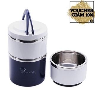 Camen Giữ Nhiệt - chống tràn nước 3 Ngăn La Gourmet Pack To Go 1.230L - thoải mái đựng cơm canh và các món nước