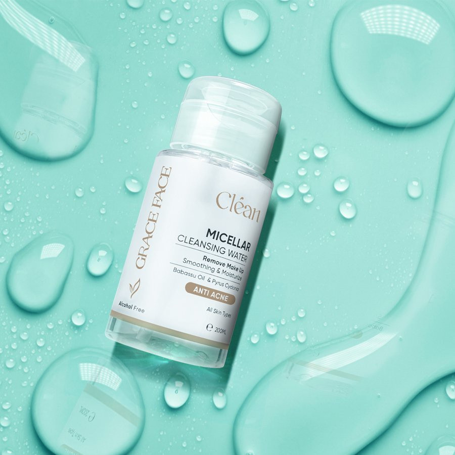 Nước tẩy trang Micellar Water sạch sâu ngừa mụn Grace Face - MÈO BEAUTY