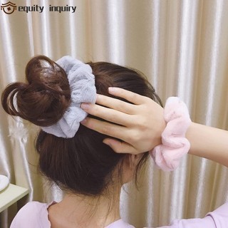 Dây buộc tóc bằng lông thỏ nhân tạo xinh xắn cho nữ