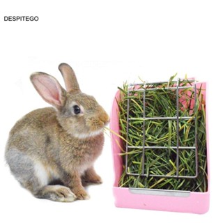 DESPITEGO Thỏ Hay Ăn Chuột Lang Bunny Hộp Đựng Thức Ăn Treo Đa Năng Treo Tường Giá Đỡ Cỏ