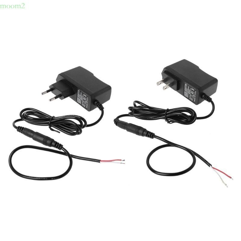 Moom2 5 5mmx2 1mm Bộ chuyển đổi nguồn AC 100-240V sang DC 3V 1A Bộ sạc nguồn EU US Cắm cho đồng hồ từ xa