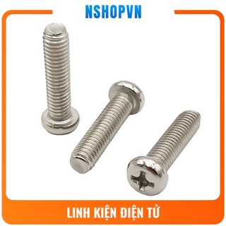 Ốc vít đầu tròn inox 201 m3 | m4 | m5 nhiều kích thước