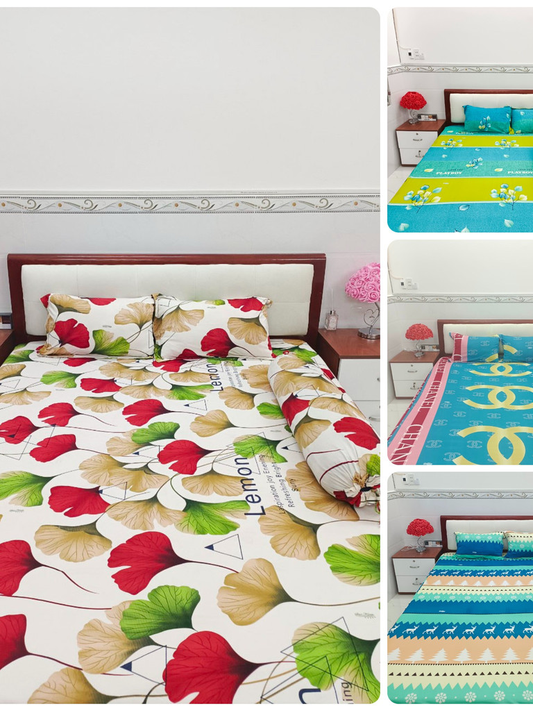 {Bedding accessories} Ga giường thun lạnh trải nệm 1m6x2m 2t