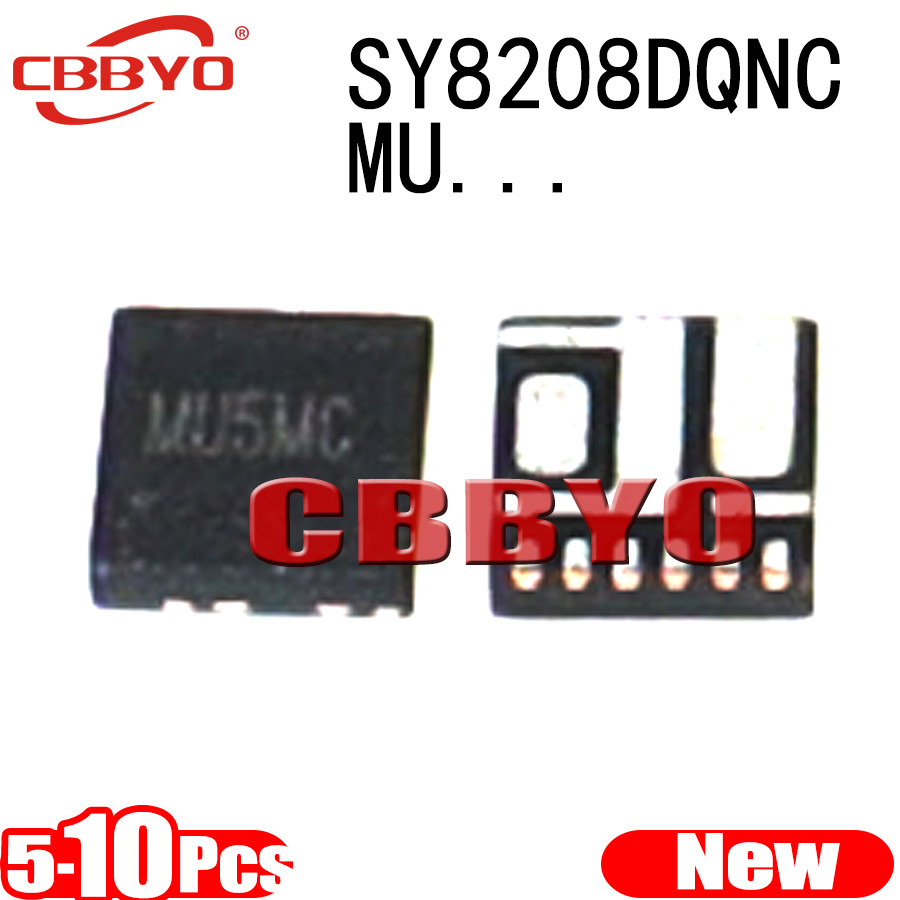 5-10 chiếc hoàn toàn mới SY8208DQNC SY8208D SY8208 (MU3VG MU3AA MU2AZ MU4BB...)) Qfn-6