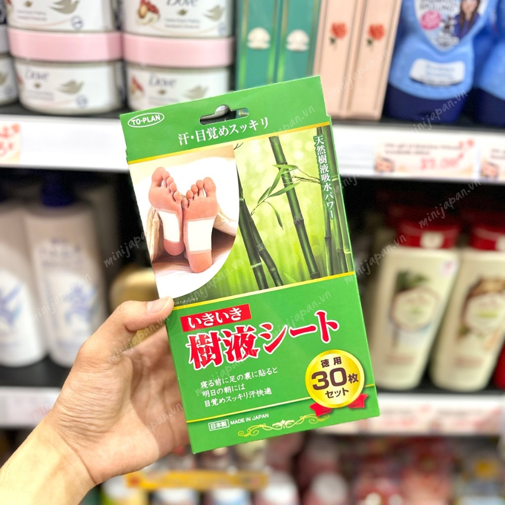 Miếng dán thải độc chân Kenko nội địa Nhật Bản 30 miếng