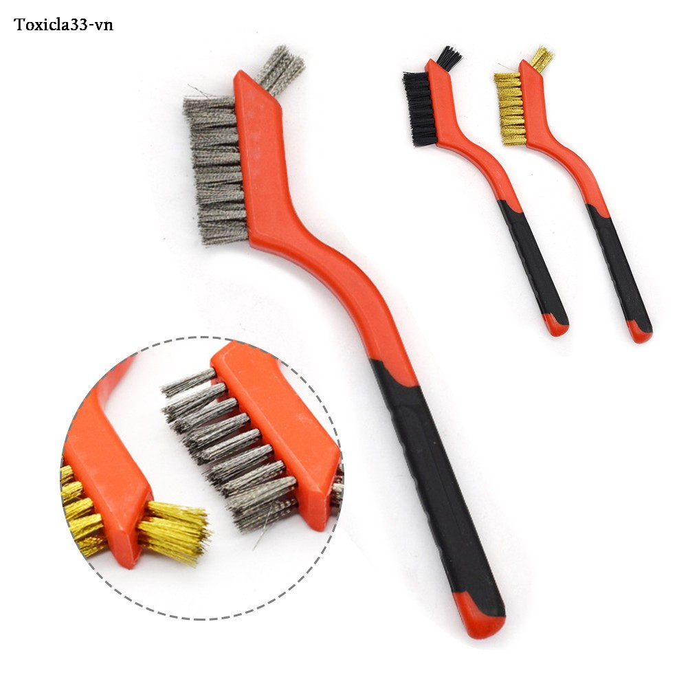 Chổi Sợi Nylon Và Thép Tẩy Rỉ Sét Đánh Bóng