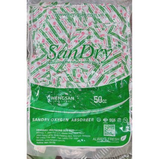 Túi Hút Ẩm (hút OXY) (lớn) 50cc/gói - 200 gói/túi