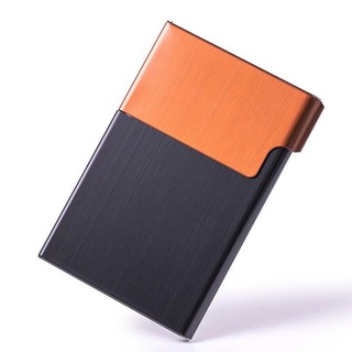  Hộp đựng danh thiếp thời trang Hộp đựng danh thiếp bằng thép không gỉ 9 miếng Gói trung bình Hộp di động mỏng cổ điển đơn giản dành cho nam doanh nhân Hộp đựng thuốc lá kim loại thời trang Hộp lưu trữ di động Hộp lưu trữ thẻ 