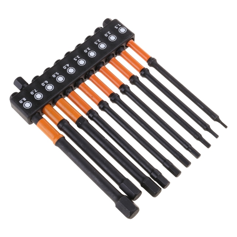 Exhila Impacts Hex Drill Bit Set Hex Head Wrenches Bit 1 4 Hex Shank Từ tính