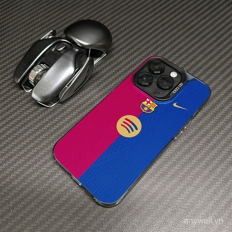 Ốp lưng điện thoại IMD Áo sơ mi gia đình Barcelona 2024-2025 cho iPhone 16 1514 13 Pro Max 12 Promax