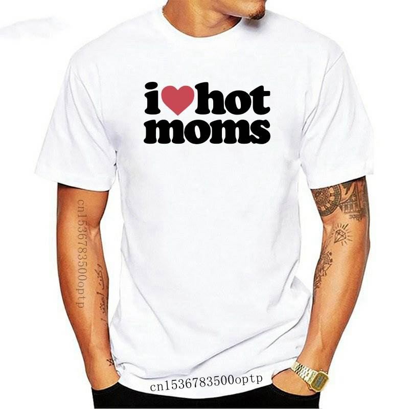 Mới tôi yêu các bà mẹ nóng bỏng - I heart hot moms Áo thun i heart hot moms I love hot moms hot moms