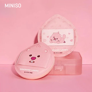  MINISO Loopy Air Cushion Powder Puff Kháng Khuẩn Siêu Lớn Cotton Kẹo Puff Mềm Ướt Và Khô Tự Nhiên Trang Điểm Bột Puff 