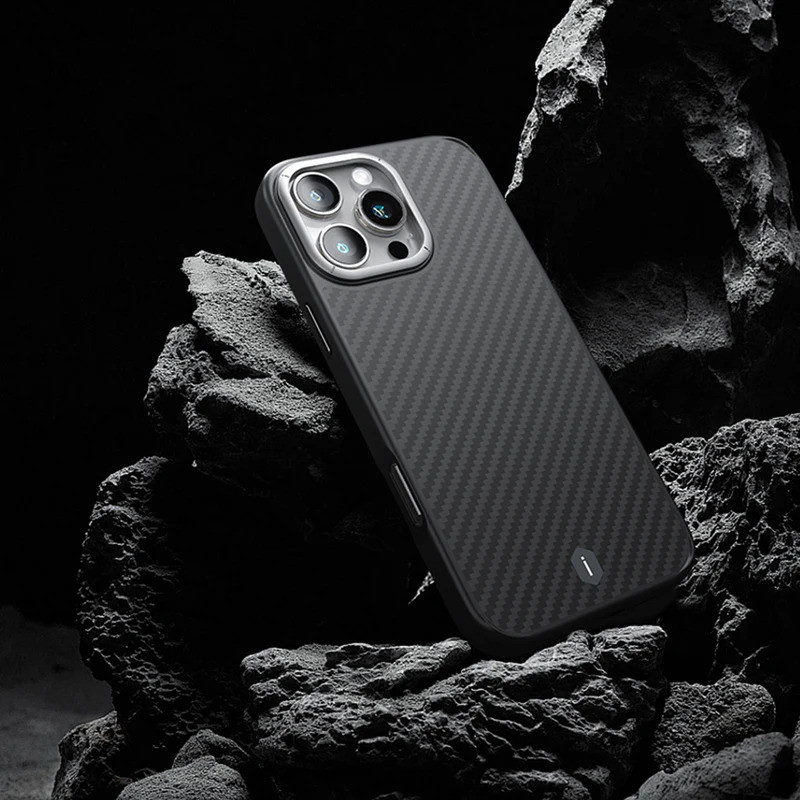 Ốp Điện Thoại Di Động WiWU Kevlar Cho iPhone 16 Pro Max Khung TPU Chống Vân Tay Cho iPhone 16 Pro N5