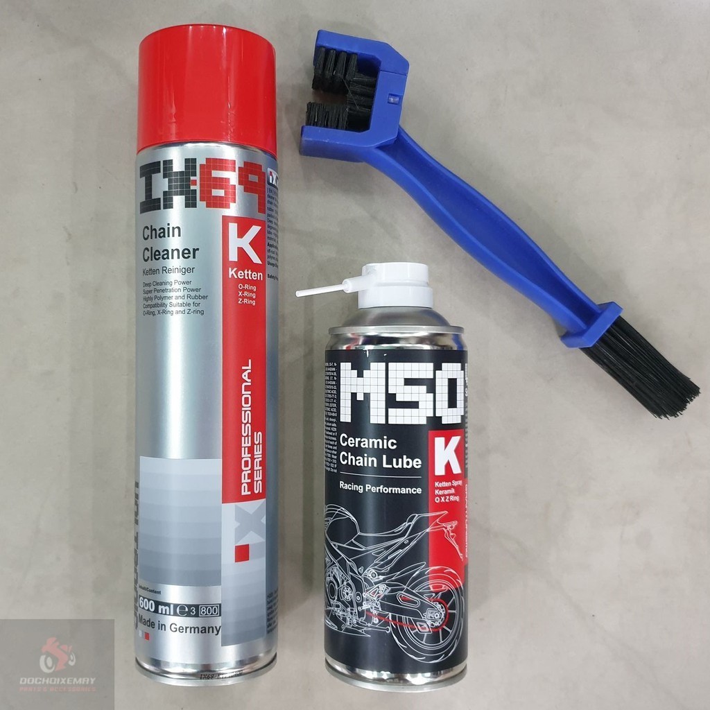 Combo Dưỡng Sên Voltronic M50-K + Vệ Sinh IX69 + Bàn Chà Sên . DoChoiXeMay