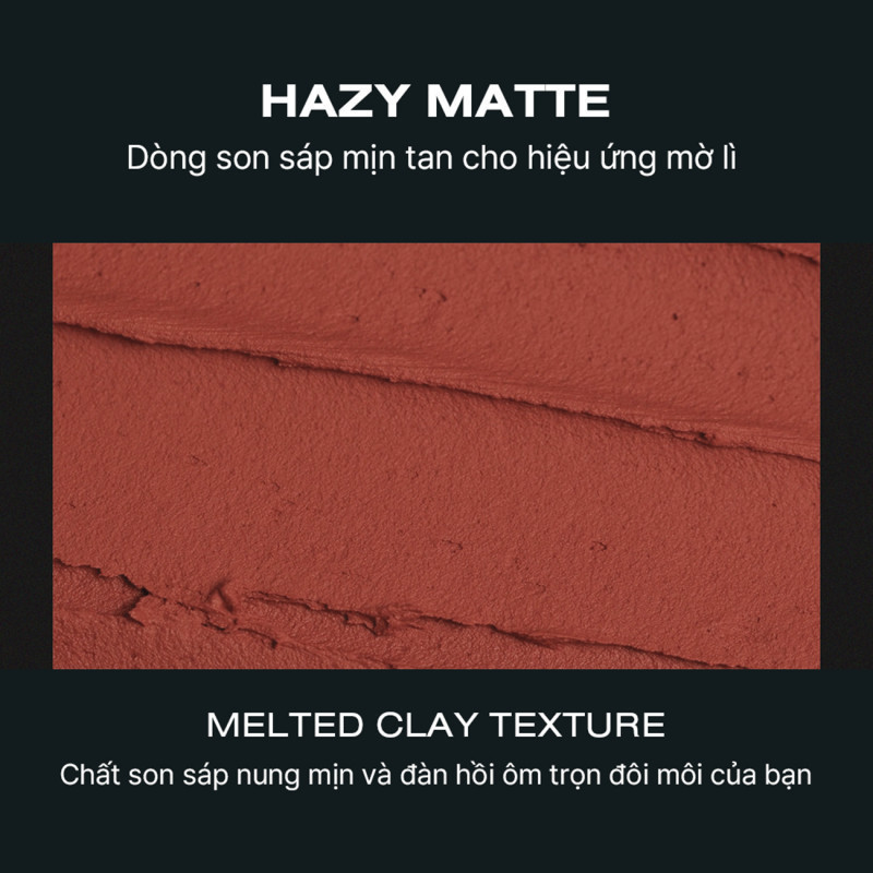Son kem bùn mịn lì 3CE Hazy Lip Clay | BigBuy360 - bigbuy360.vn