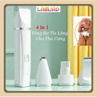   SALE MẠNH  4in1 Tông đơ cắt tỉa cho thú cưng 4 trong 1 - cắt tỉa lông chó mèo 