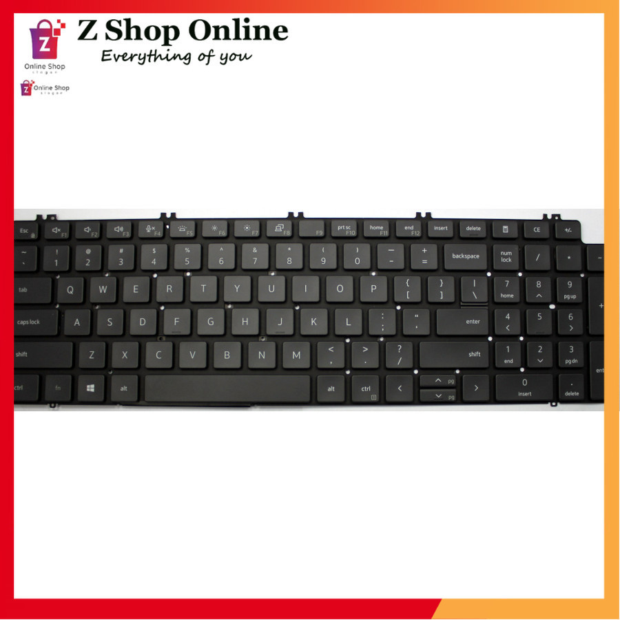 Bàn Phím Laptop Laptop Dell PRECISION 7550 7750 LED