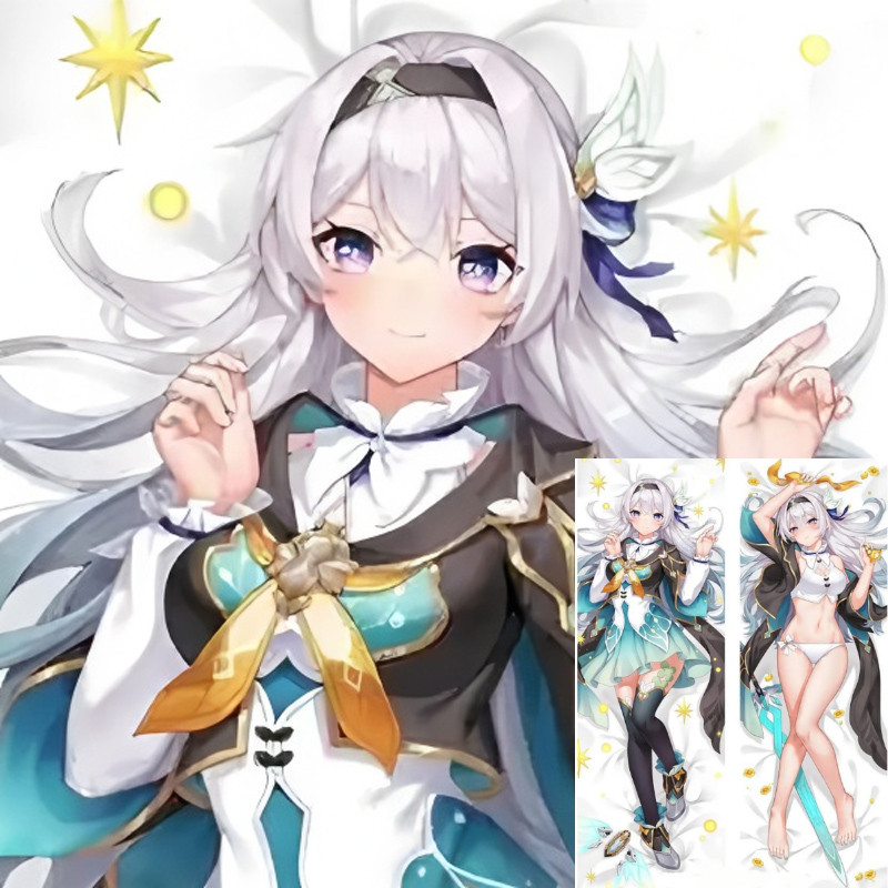 Honkai: Star Rail Firefly Anime Otaku Gối Cosplay Hai Mặt Dakimakura Hing Gối Vỏ Đệm Chăn Ga Gối
