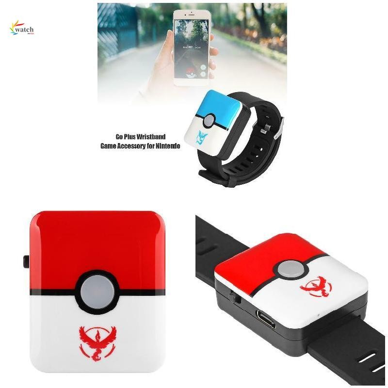 Dây đeo cổ tay Bluetooth Tự động bắt vòng tay Trò chơi Phụ kiện thông minh cho Pokemon Go Plus