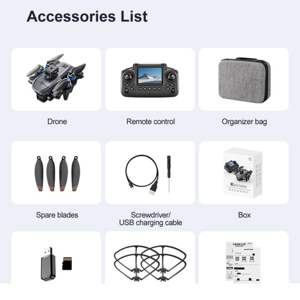 FLY CAM K812 PRO GPS - "MẮT THẦN" QUAY PHIM CHUYÊN NGHIỆP | CHỐNG RUNG 3 TRỤC | THEO DÕI NGƯỜI THÔNG MINH | BigBuy360 - bigbuy360.vn