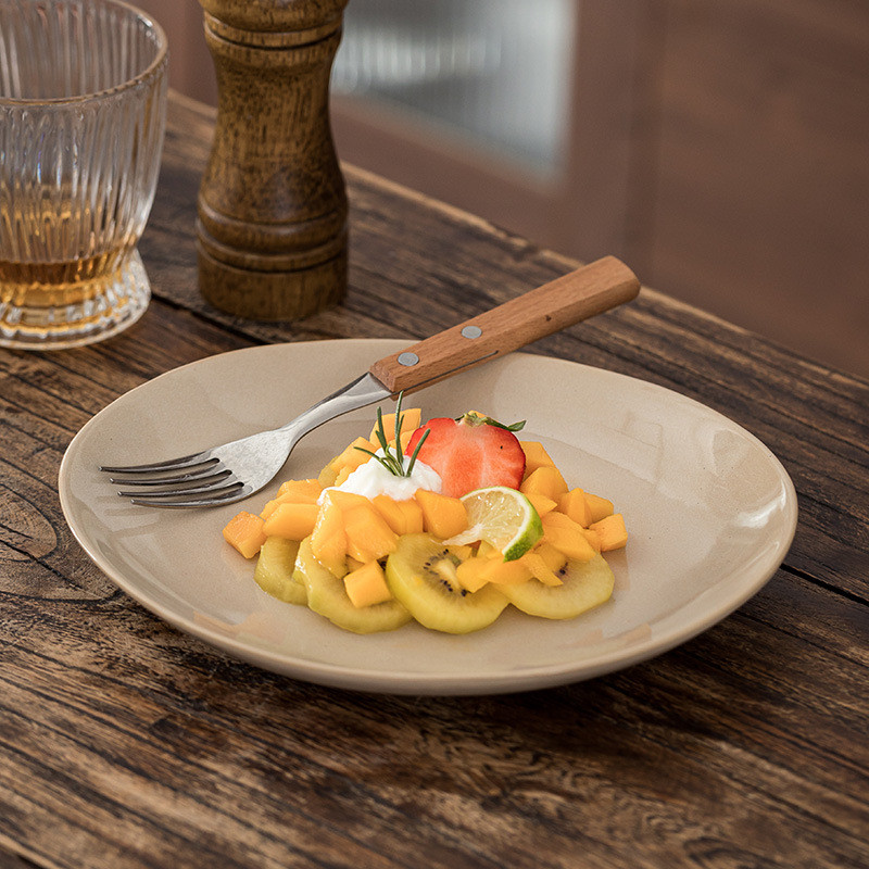 [Đĩa hình bầu dục ~ Phong cách cổ điển] Tấm rau bằng gốm tráng men Nhật Bản Tấm tráng miệng Bánh gia