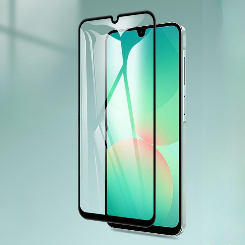 Dành Cho Samsung Samsung Samsung Samsung F16 M06 F06 M16 A26 A36 A56 Cạnh Đen Trong Suốt Kính Cường 