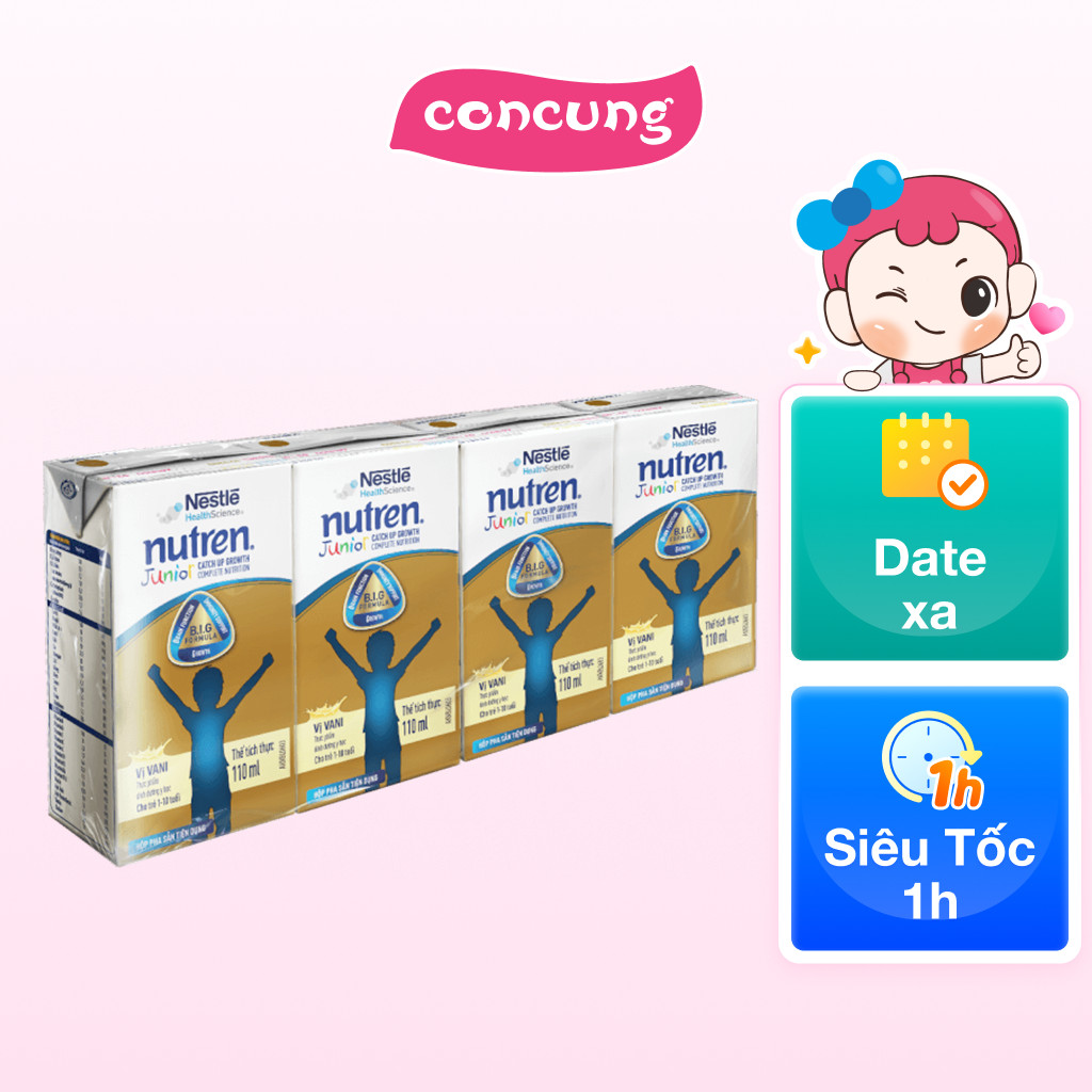 Thực phẩm dinh dưỡng y học Nutren Junior 110ml (1 -10 tuổi) (Lốc 4 hộp)