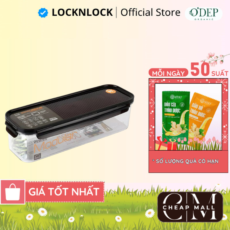 Hộp bảo quản thực phẩm LocknLock Bisfree Modular dung tích 1.8L Chính hãng BF410 - CHEAP CMO