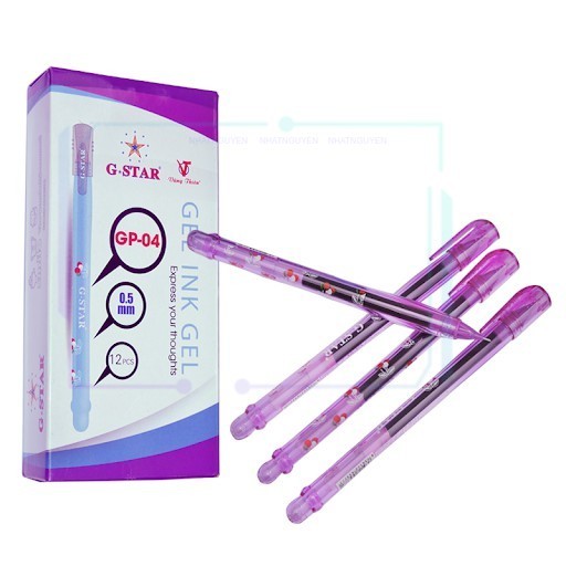 [HCM] Hộp 12 cây Viết Nước Gstar GP04 Ngòi 0.5mm