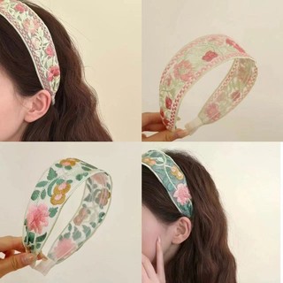 Pháp thêu lưới headband ren hoa headband phụ kiện tóc