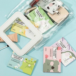 Tấm hấp thụ kiểm soát dầu mặt Giấy thấm da mặt I4w5