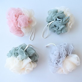 Bông tắm lưới tròn tạo bọt (giao màu ngẫu nhiên)