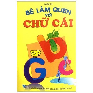 Sách - bé làm quen với chữ cái