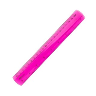 Thước Kẻ Deli Màu - G00202 - Màu Hồng