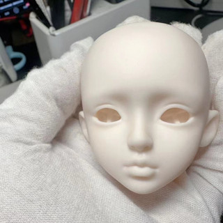 Đầu Búp Bê Nữ 28cm Phần 1 / 6 BJD Đầu Da Trắng Không Trang Điểm Đồ Chơi DIY Cho Bé Gái