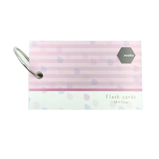 Giấy note flash cards motto 90x55mm cyfc90-pk - motto