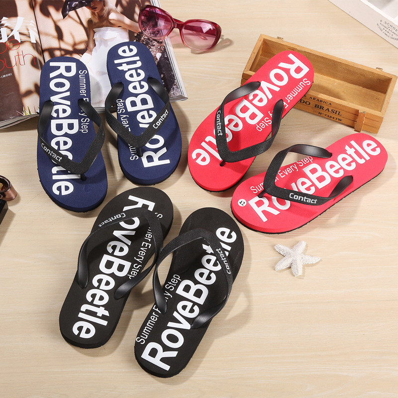 Flip-flop Nam Đi Biển Flip-Flops Flip-Flops Mới Dép Nam Mặc Bên Ngoài Flip-Flops Nam Mùa Hè