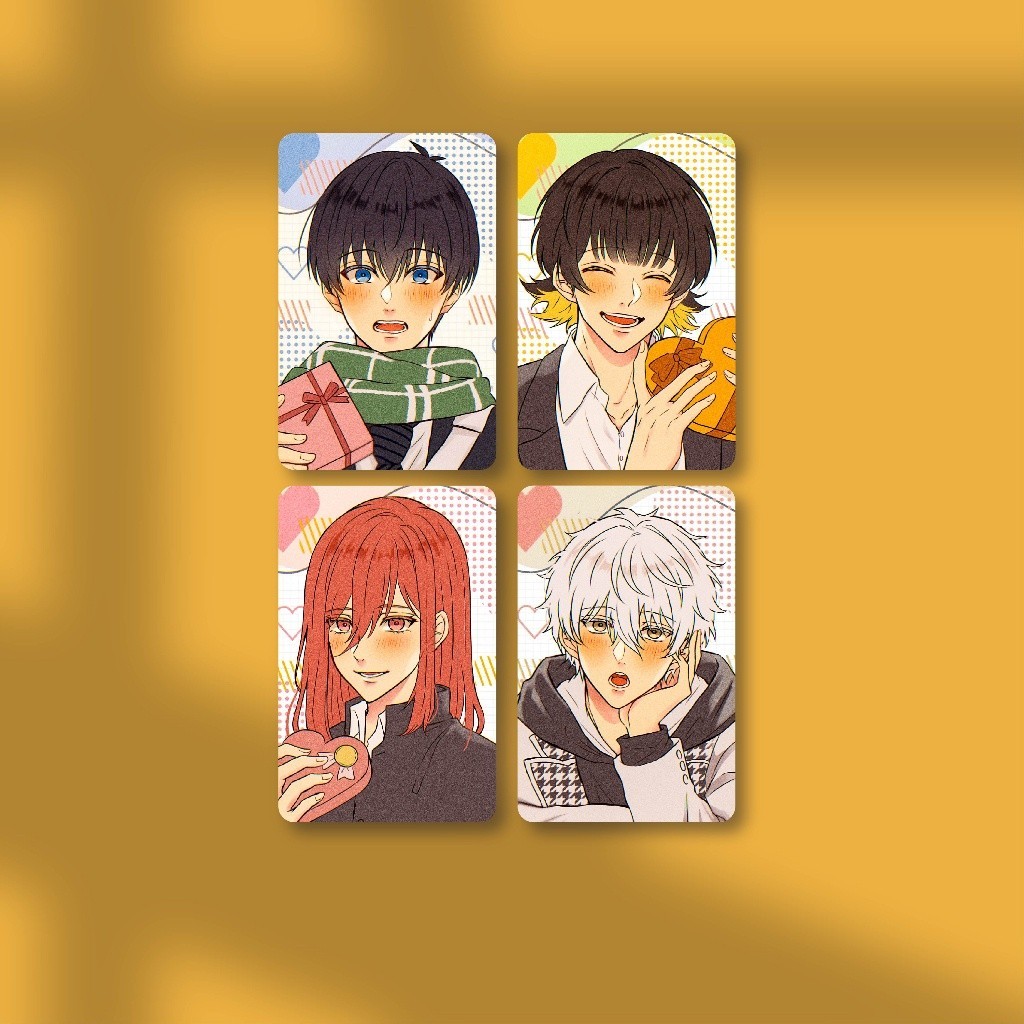 THẺ CARD BO GÓC ⭐️ Photocard Yoichi Isagi - Meguru Bachira - Hyoma Chigiri - Seishiro Nagi - Cán Màn