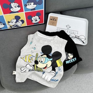SALE BỘ BA LỖ MICKY KÈM QUẦN KAKI BÉ TRAI SIÊU ĐẸP 8-28KG(MKXAM)