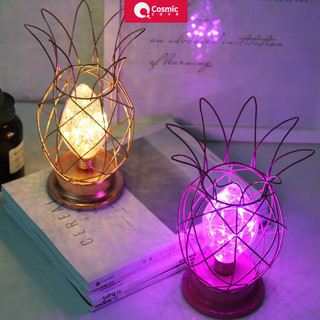 Dứa LED INS tạo hình đèn trang trí nhà đèn chiếu sáng sáng tạo máy tính để bàn