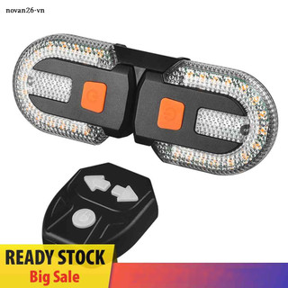 Đèn LED Xi Nhan 3 Trong 1 30lm Gắn Đuôi Xe Đạp Kèm Điều Khiển Từ Xa