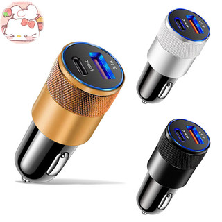 Bộ sạc xe hơi USB onemeter Type C Bộ chuyển đổi điện thoại sạc nhanh cho bộ sạc điện thoại Ổ cắm chuyển đổi xe hơi EN
