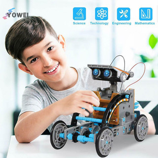 YOWEI 13 Trong 1 Đồ Chơi Giáo Dục Robot Năng Lượng Mặt Trời Đồ Chơi Khoa Học Bộ Đồ Chơi Chạy Bằng Năng Lượng Mặt Trời VN