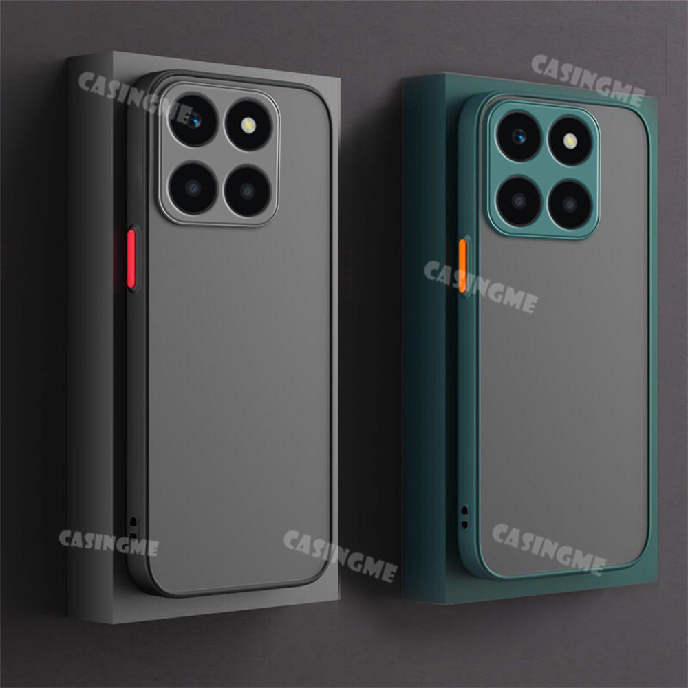 Ốp điện thoại mờ trong suốt chống sốc Honor X6b 2024 cho Honor X6b X 6b X6 b HonorX6b bX6 4G 5G 2024